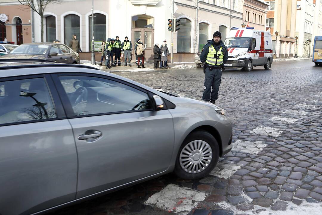 Policijos reidas senamiestyje