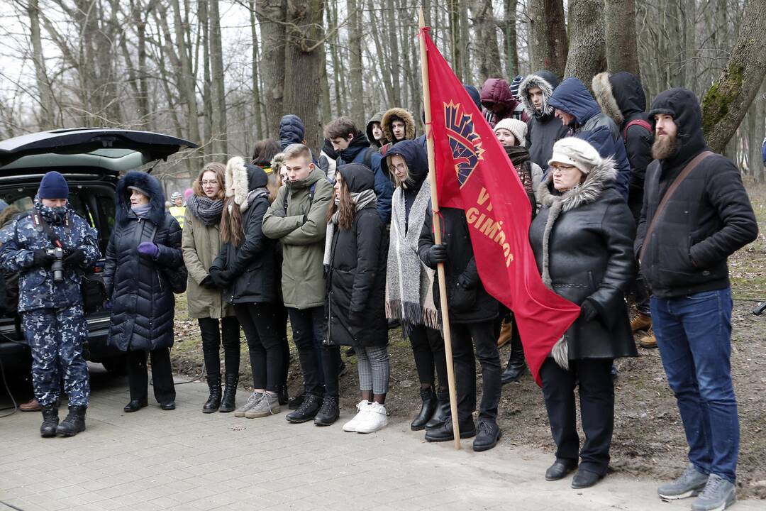 Sausio 15 - osios minėjimas skulptūrų parke