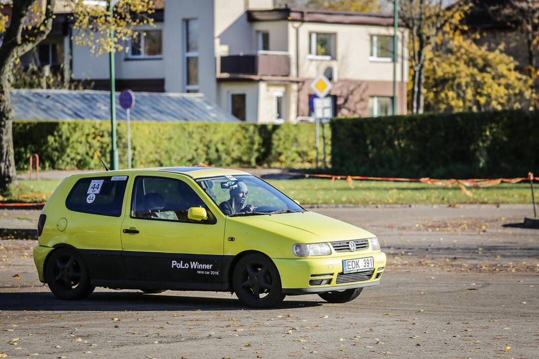 Žiemos sezoną greičio mėgėjai pasitiko „Pajūrio slalomu“