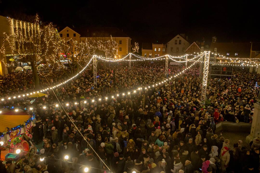 Klaipėdos Kalėdų eglės įžiebimas