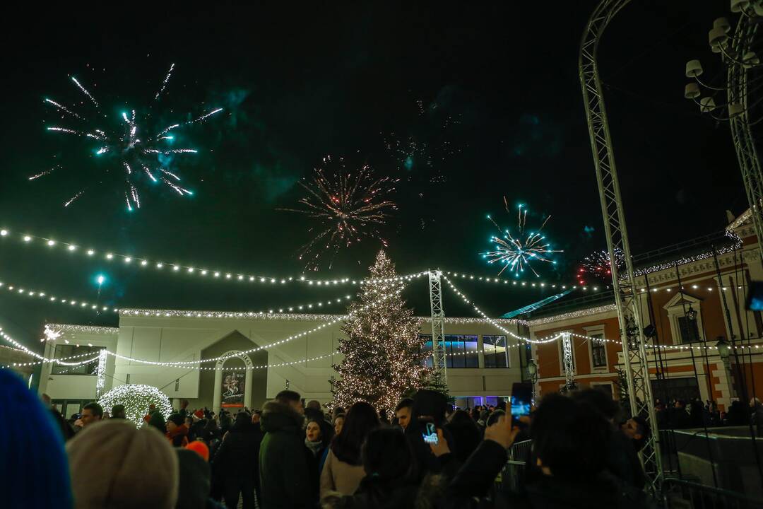 Naujametinis fejerverkas Klaipėdoje 2019