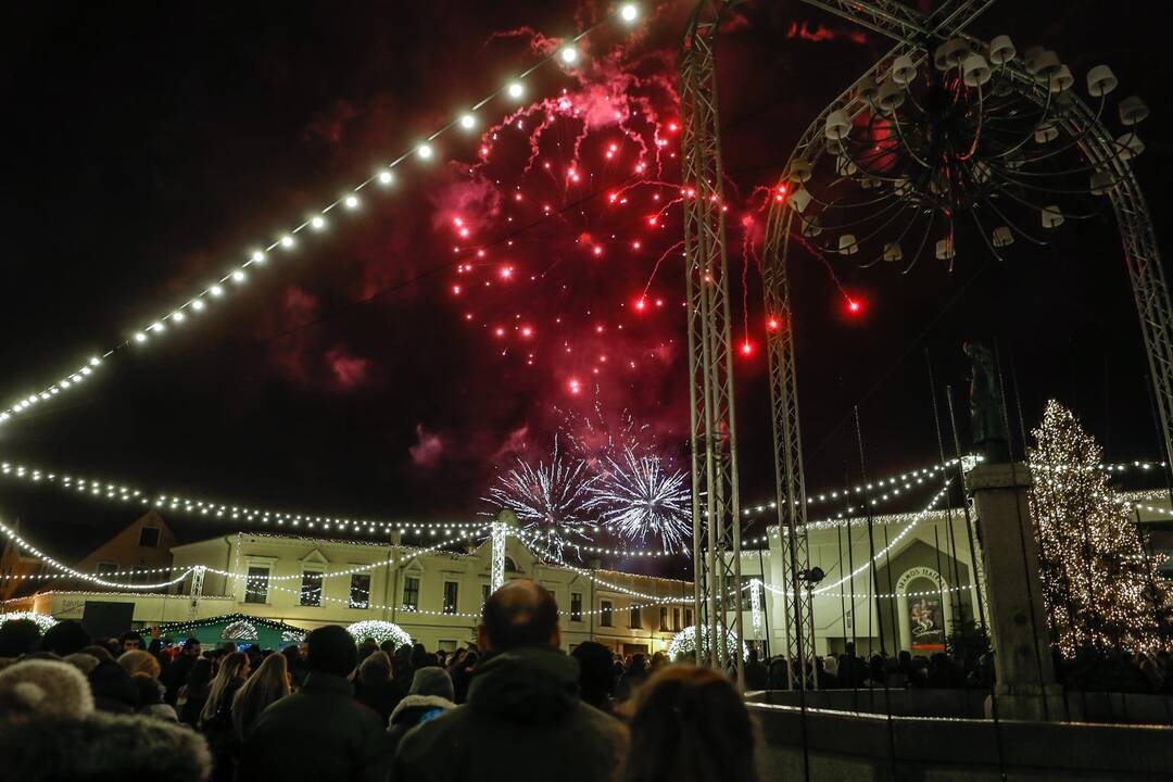 Naujametinis fejerverkas Klaipėdoje 2019