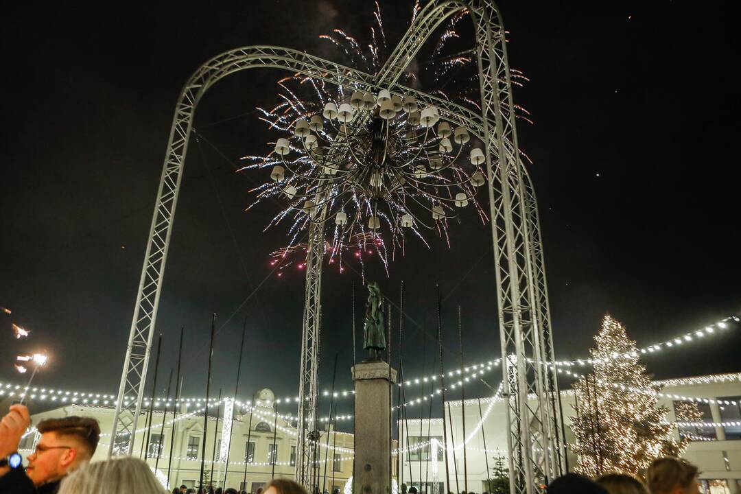 Naujametinis fejerverkas Klaipėdoje 2019