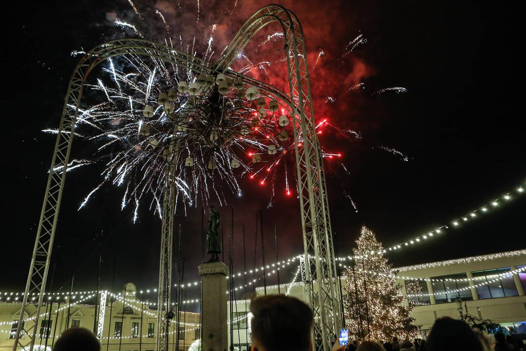 Naujametinis fejerverkas Klaipėdoje 2019