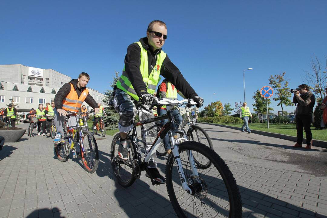 Širdies dieną Klaipėdoje – žygis dviračiais