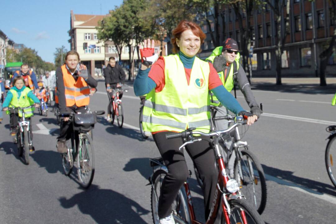 Širdies dieną Klaipėdoje – žygis dviračiais