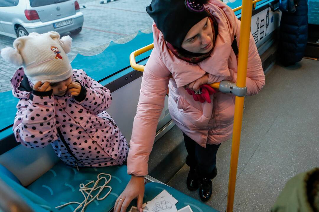 „Muzė veža“ kūrybinės dirbtuvės autobusuose