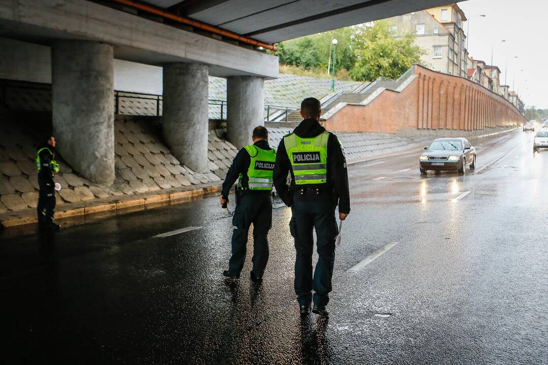 Policijos reidas Klaipėdoje