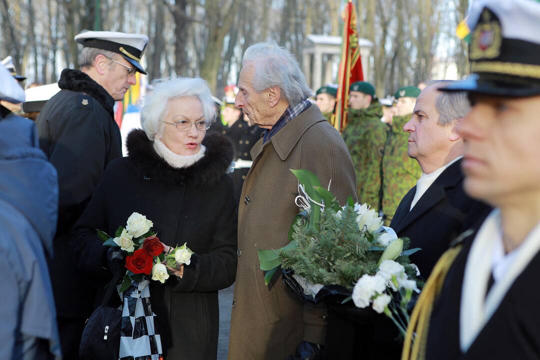 Iškilmingoje ceremonijoje pagerbti žuvusieji už Klaipėdos kraštą