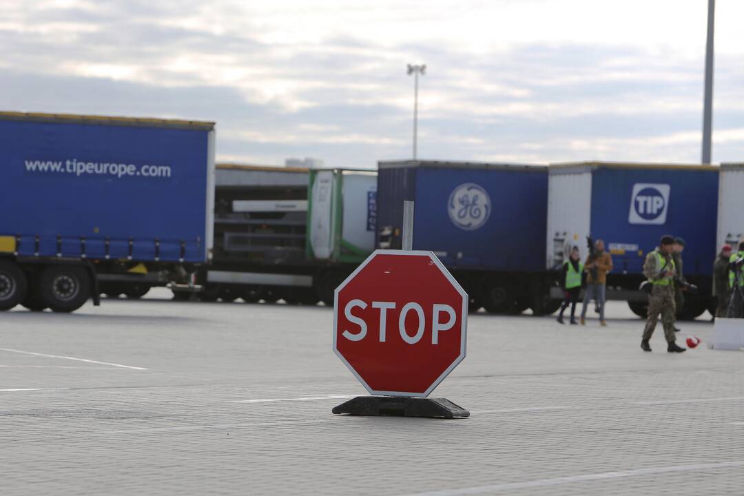 NATO karinė technika Klaipėdoje