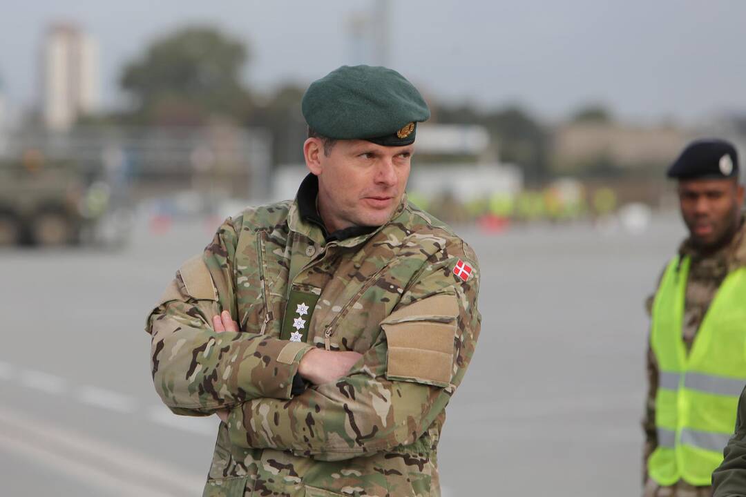 NATO karinė technika Klaipėdoje