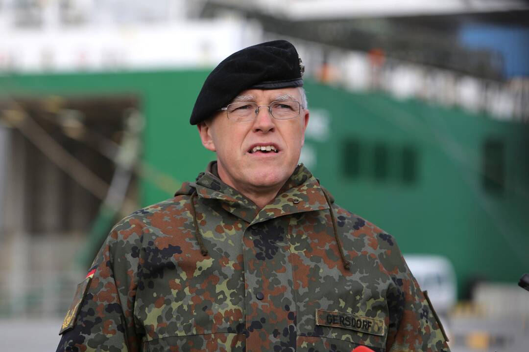NATO karinė technika Klaipėdoje