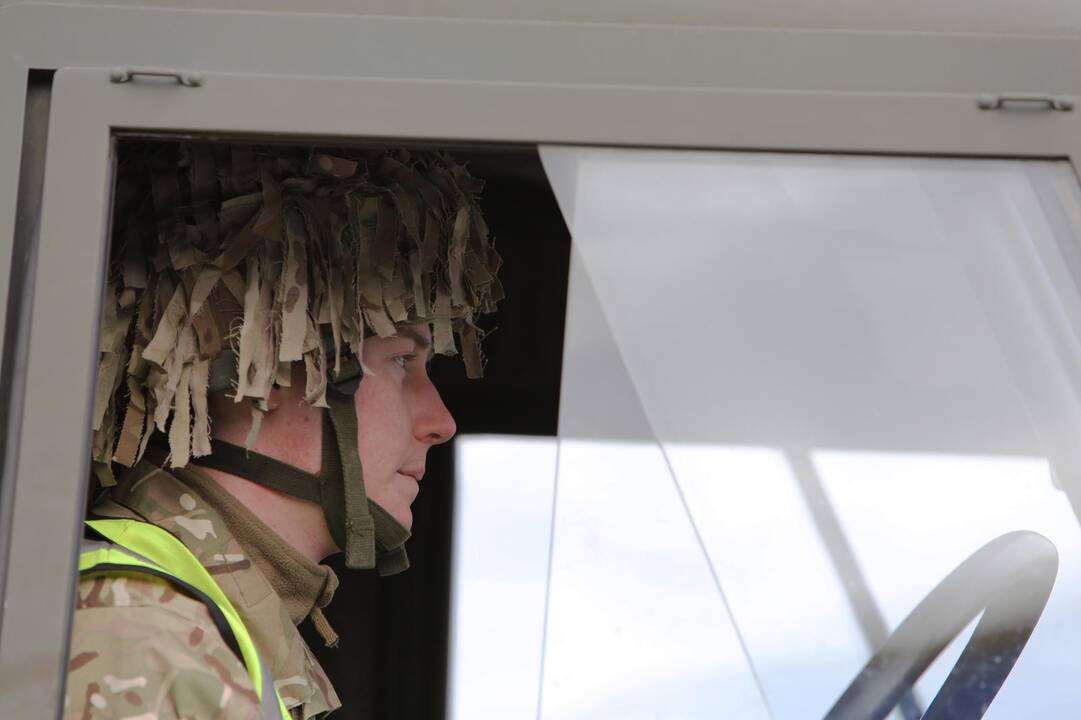NATO karinė technika Klaipėdoje