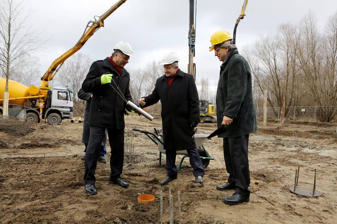 KU bendrabučio statybų pradžia