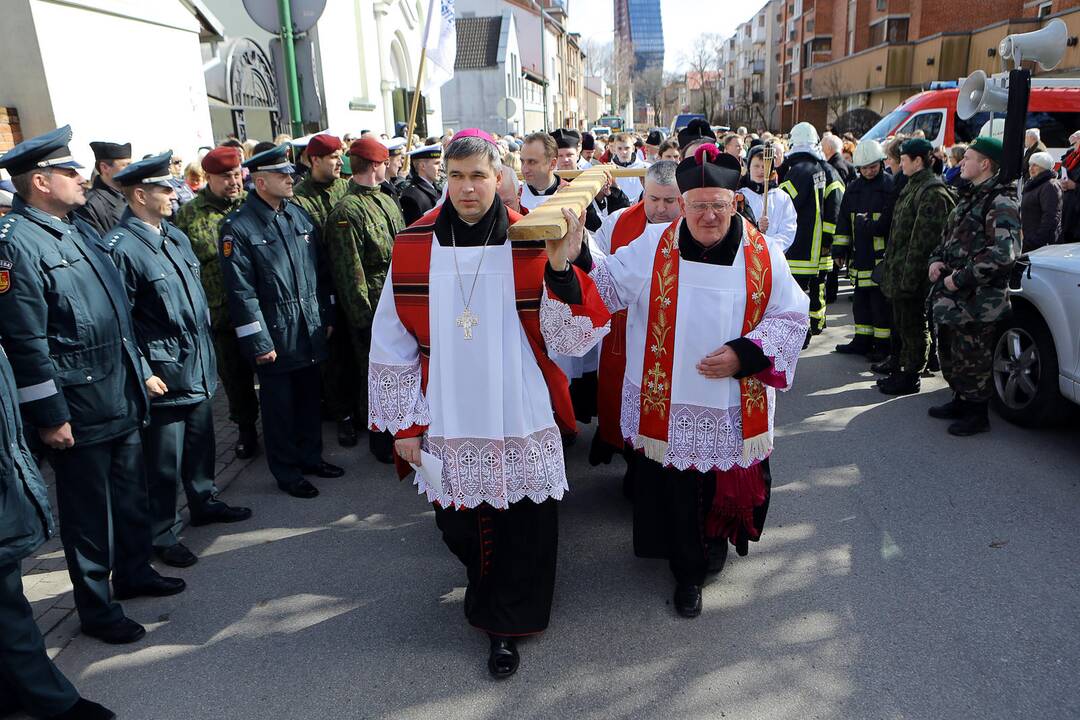 Kryžiaus kelias Klaipėdos gatvėmis