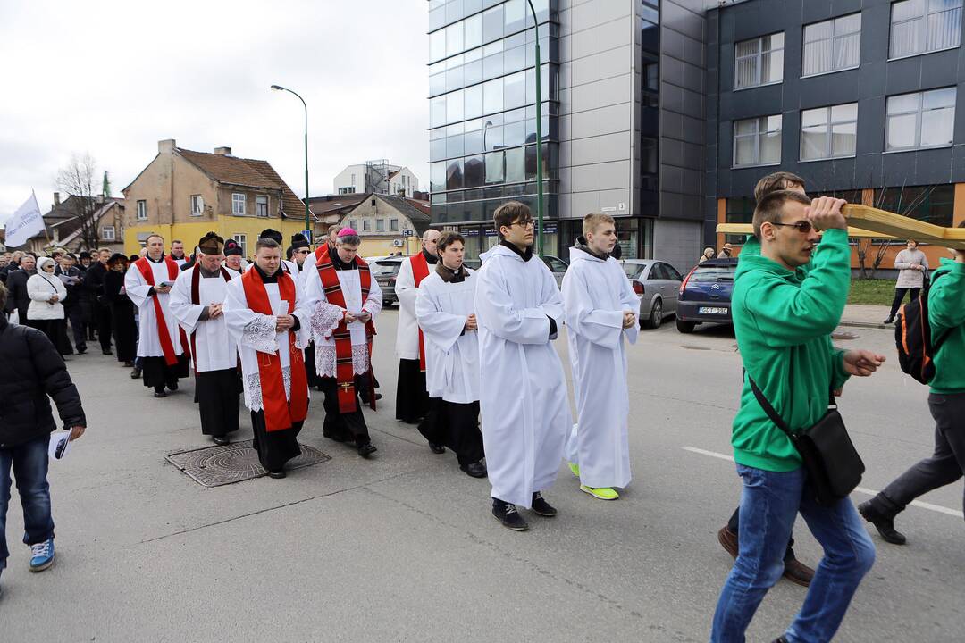 Kryžiaus kelias Klaipėdos gatvėmis