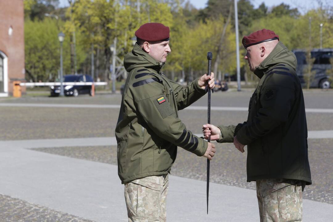 Karių grįžusių iš Malio sutikimo ceremonija