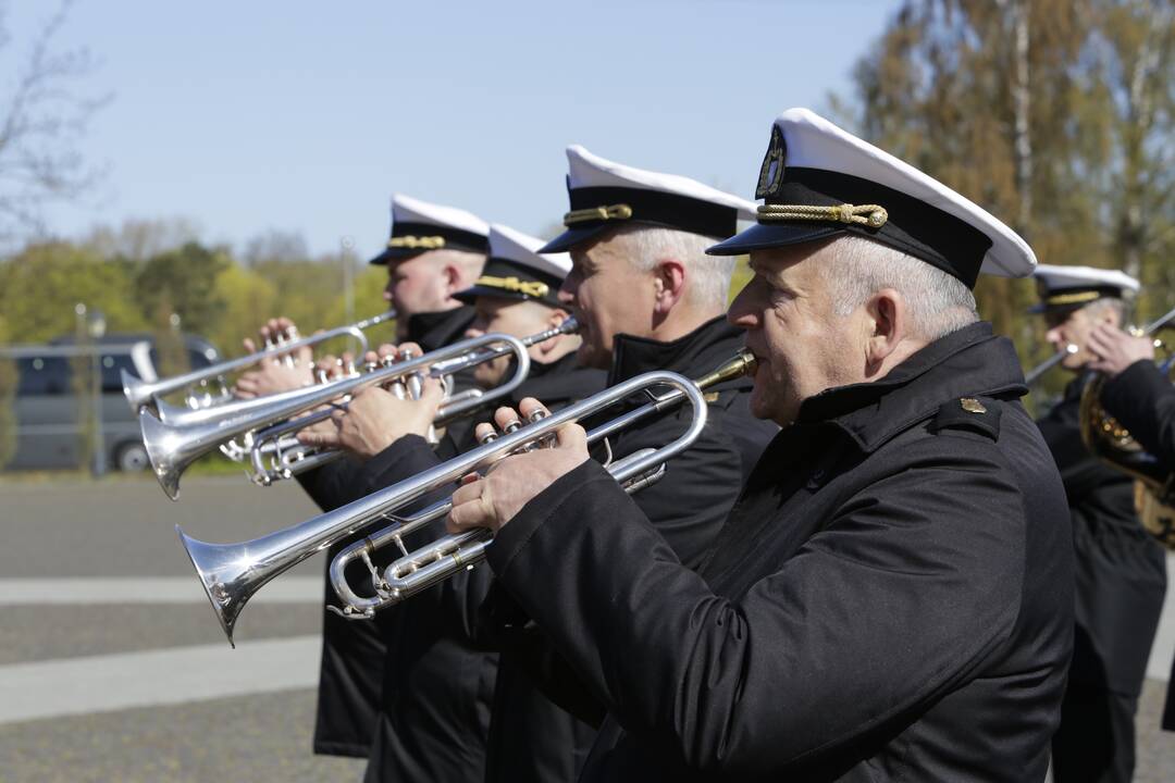 Karių grįžusių iš Malio sutikimo ceremonija