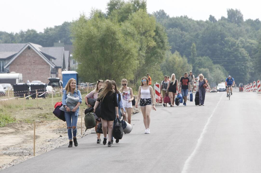 Karklėje – festivalininkų apgultis