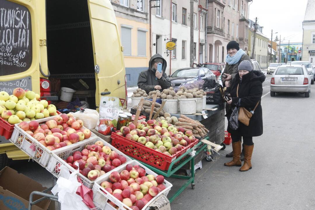 Žiemos varymo jomarkas Klaipėdos Turgaus aikštėje