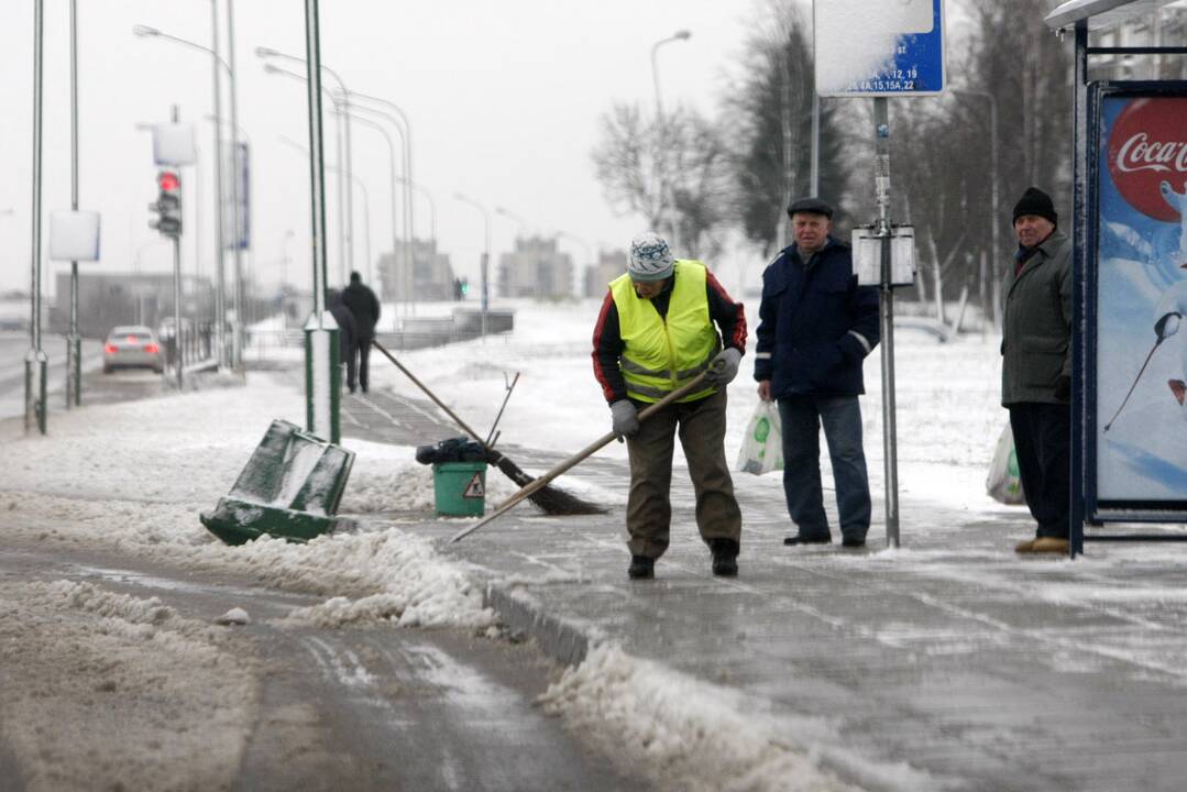 Kelininkai išlaikė antrąjį egzaminą sniegu