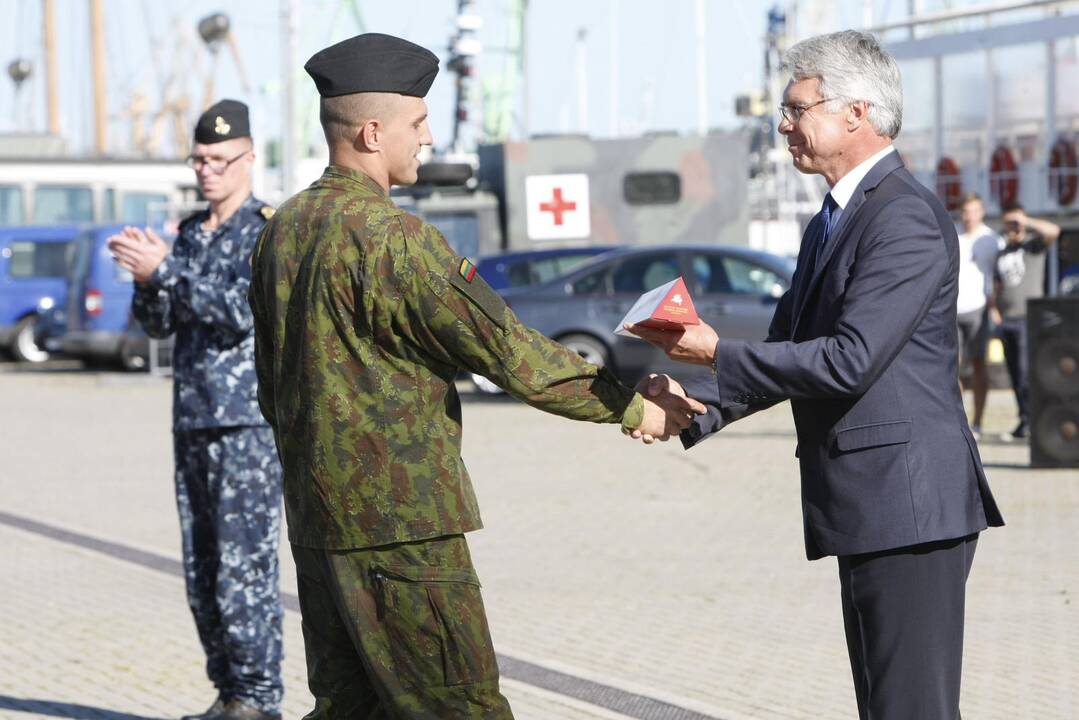 Šauktinių karių išlydėjimo į atsargą ceremonija