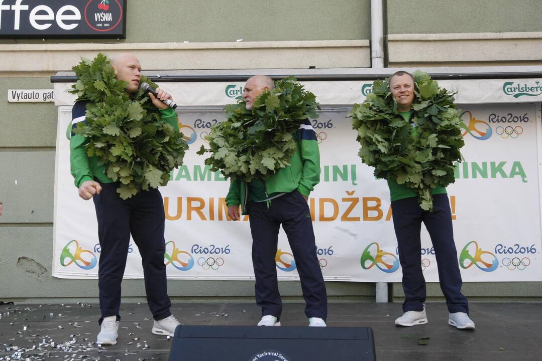 Olimpinė bronza parvežta į Klaipėdą