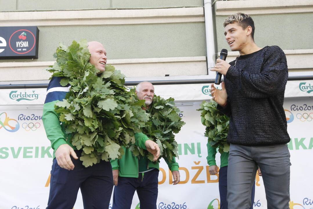 Olimpinė bronza parvežta į Klaipėdą