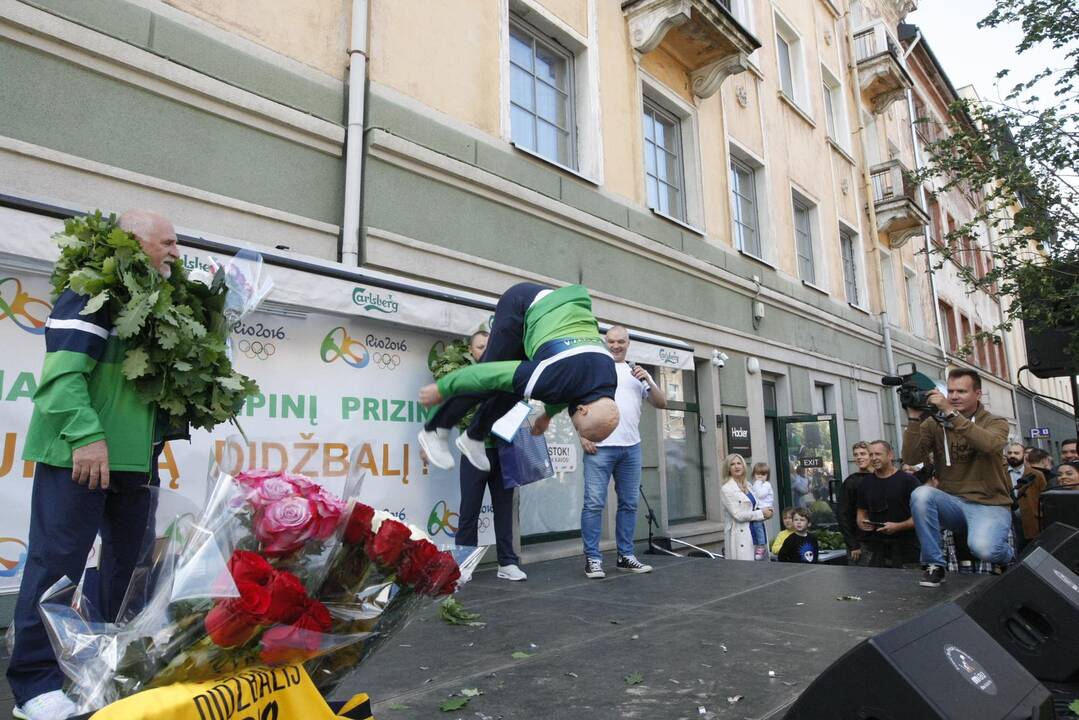 Olimpinė bronza parvežta į Klaipėdą