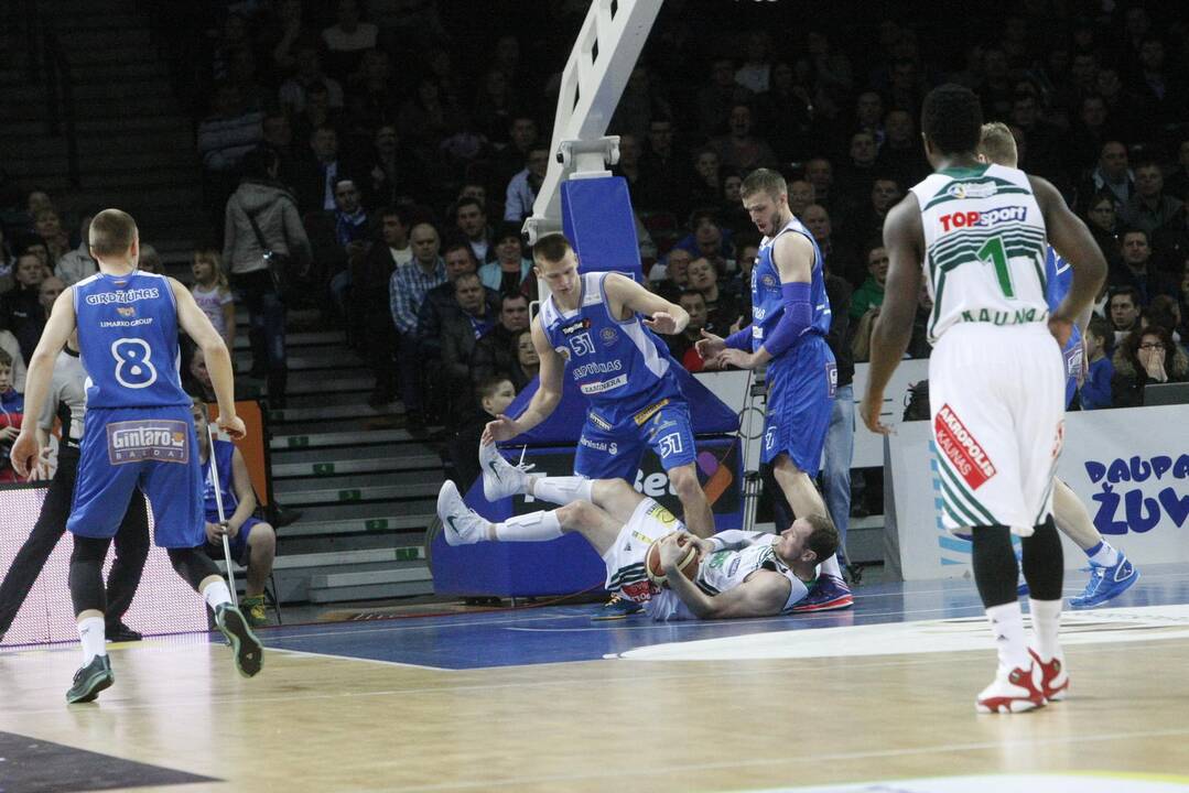 LKL rungtynės „Neptūnas” - „Žalgiris”