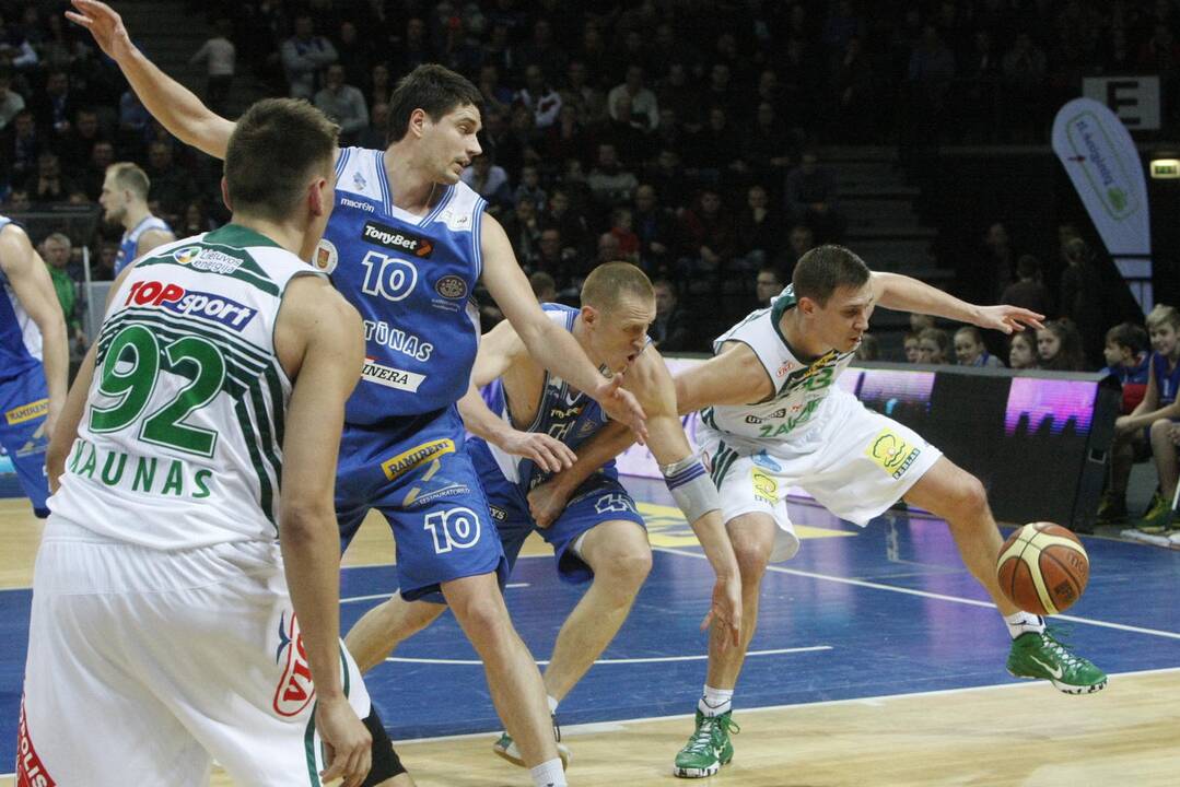 LKL rungtynės „Neptūnas” - „Žalgiris”