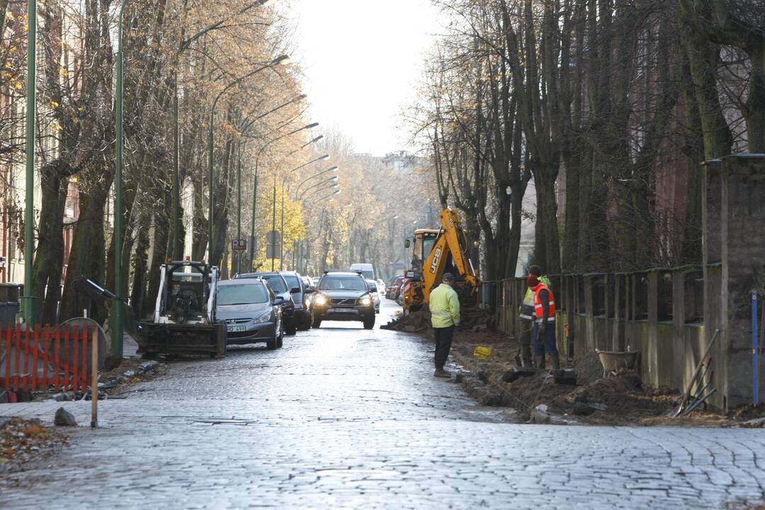 I. Kanto gatvėje bus persodinami medžiai ir remontuojami šaligatviai