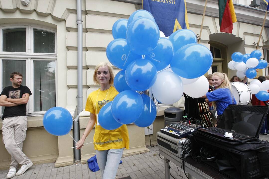 Jūros šventės vėliavos pakėlimo ceremonija