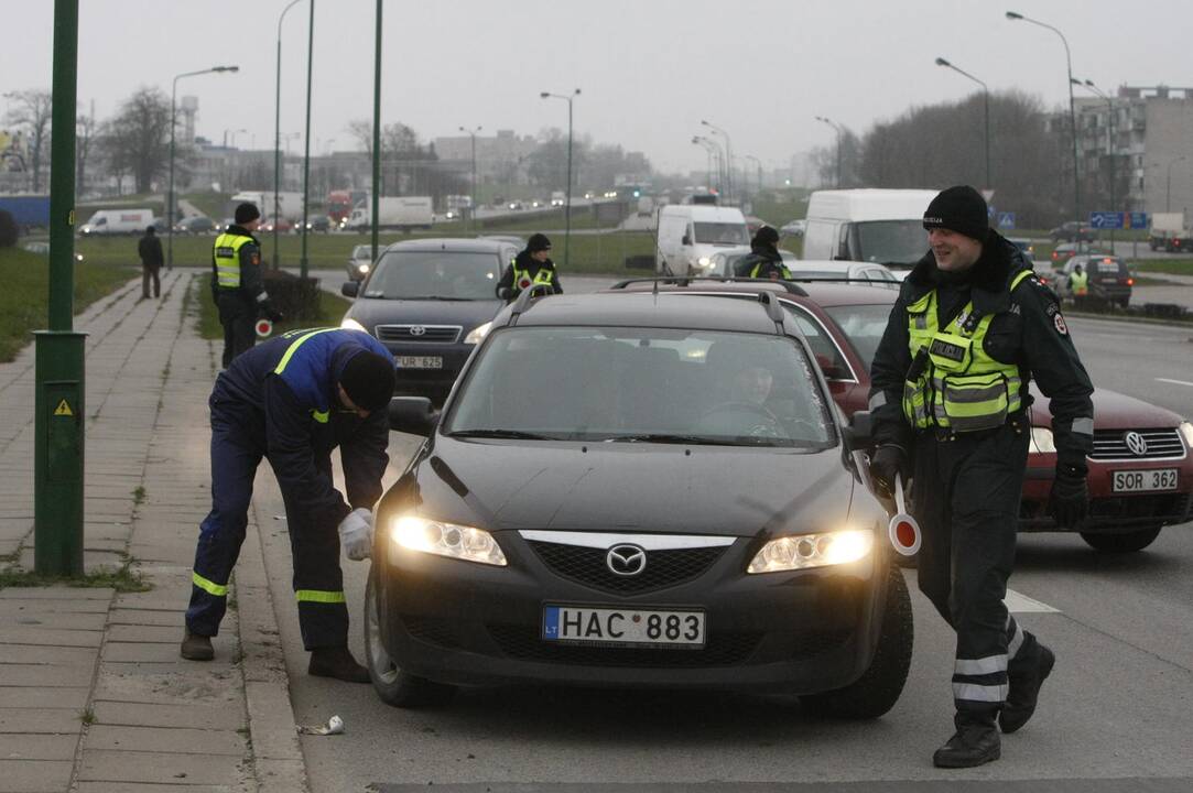 Policijos reidas Klaipėdoje