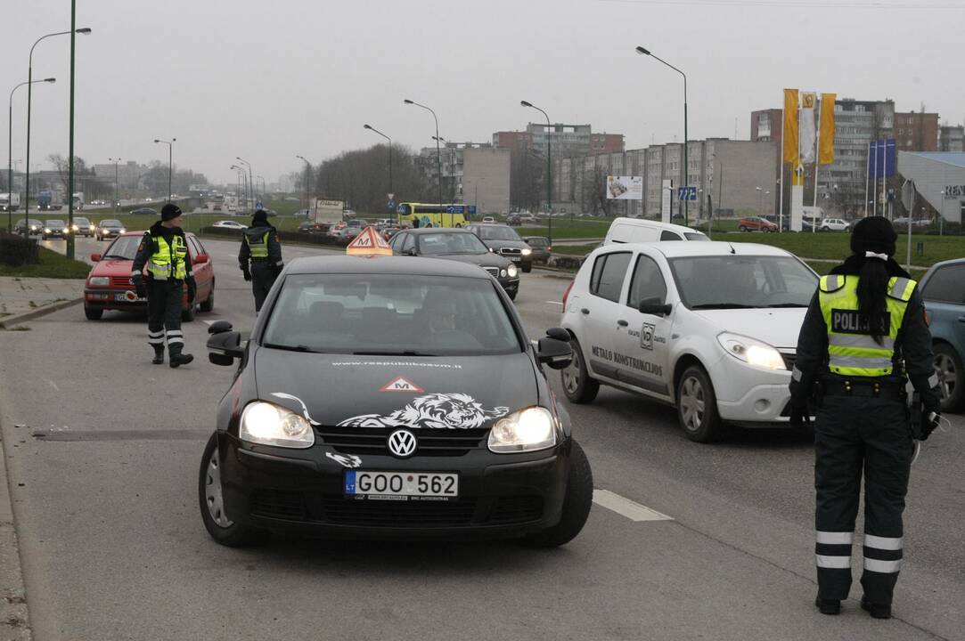 Policijos reidas Klaipėdoje