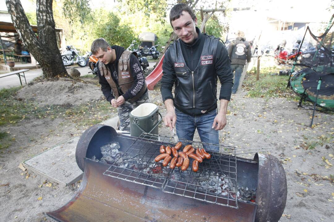 Baikerių sezono uždarymas Klaipėdoje