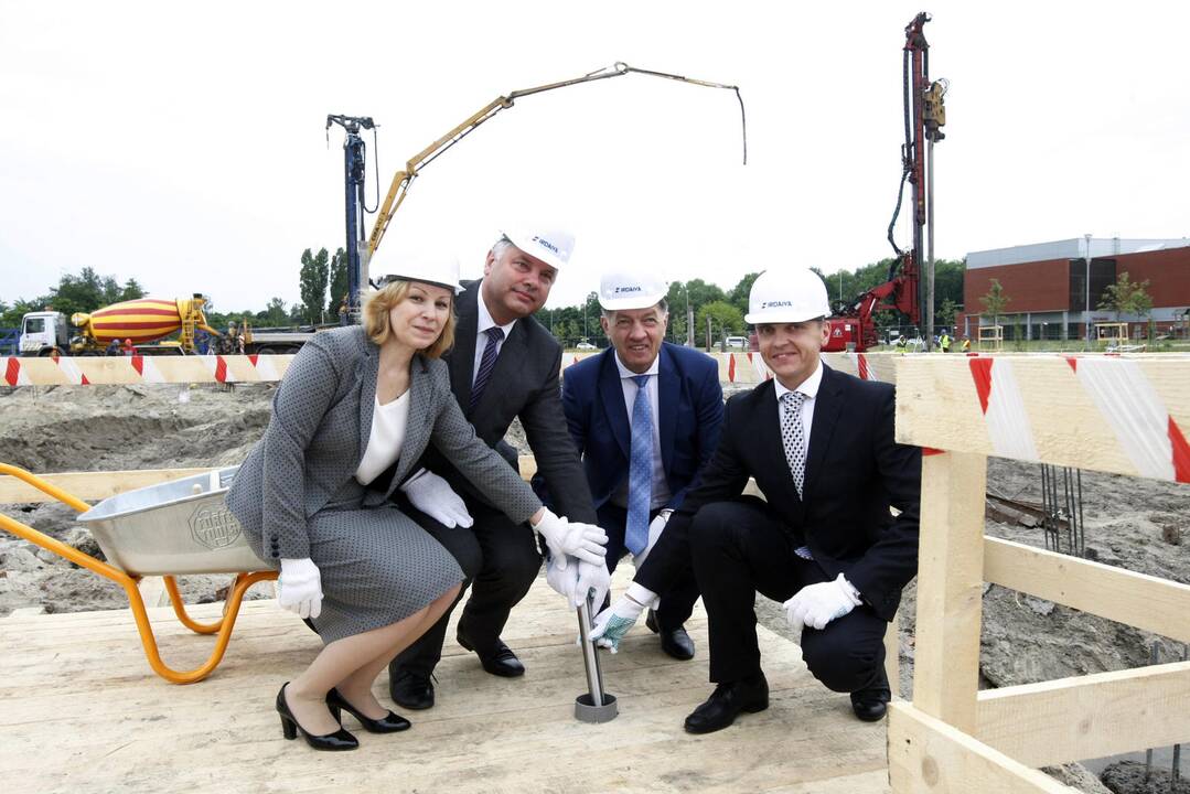 Mokslinių laboratorijų pastato statybų pradžios ceremonija