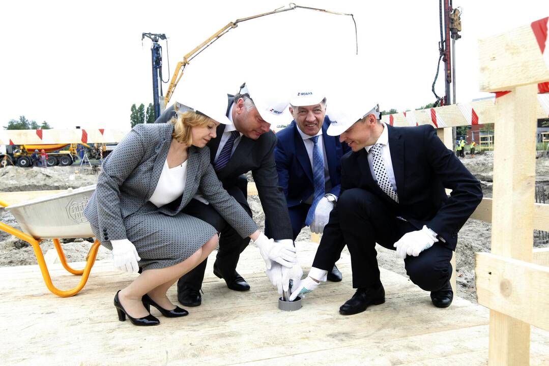 Mokslinių laboratorijų pastato statybų pradžios ceremonija