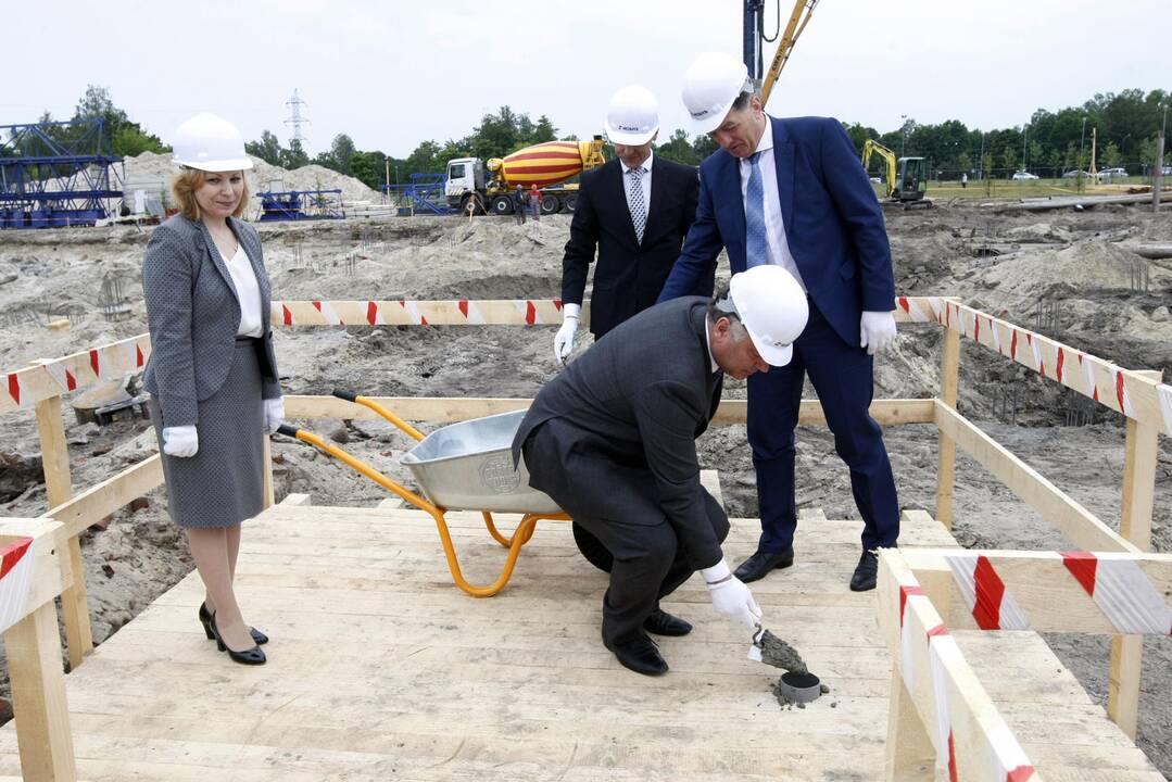 Mokslinių laboratorijų pastato statybų pradžios ceremonija