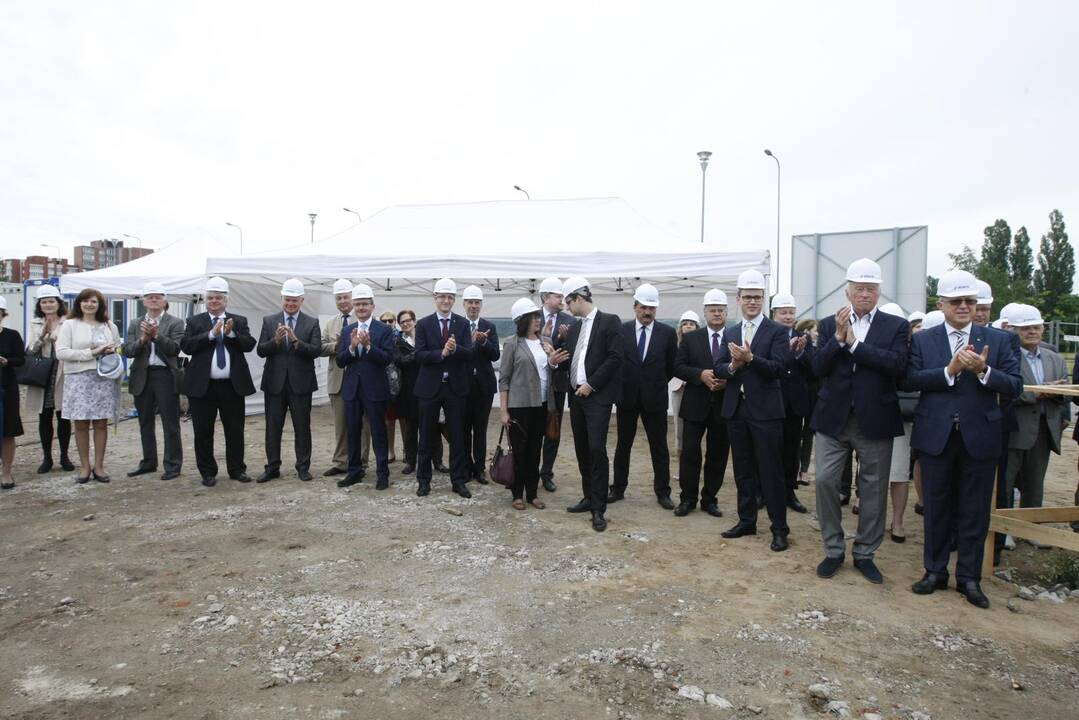 Mokslinių laboratorijų pastato statybų pradžios ceremonija