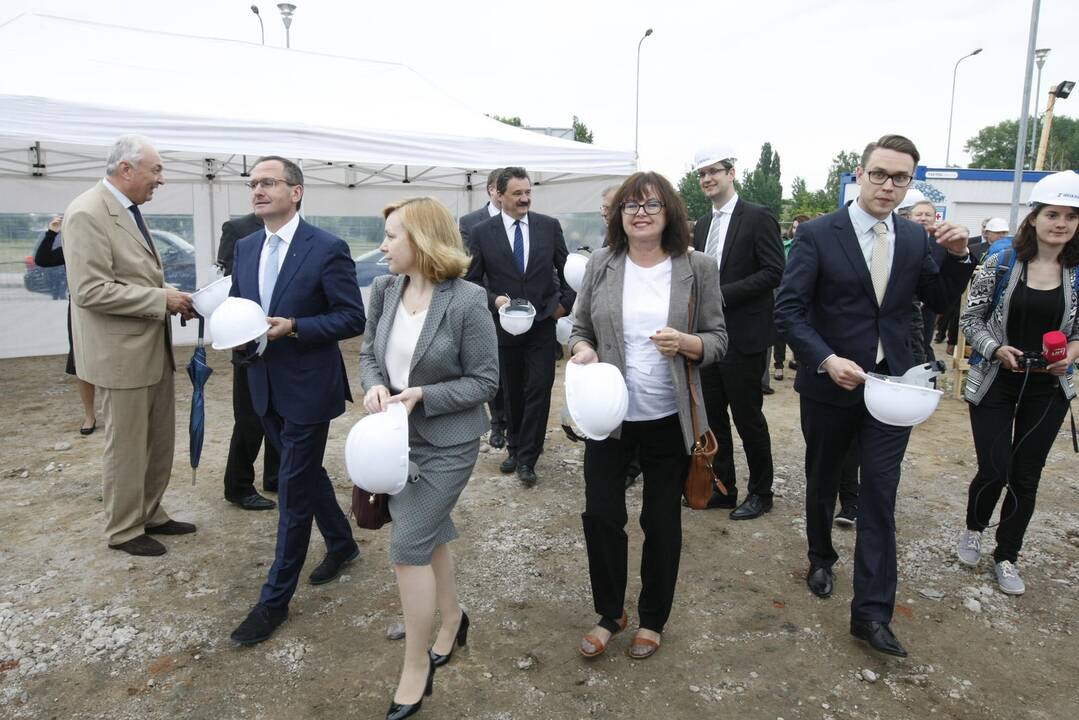 Mokslinių laboratorijų pastato statybų pradžios ceremonija