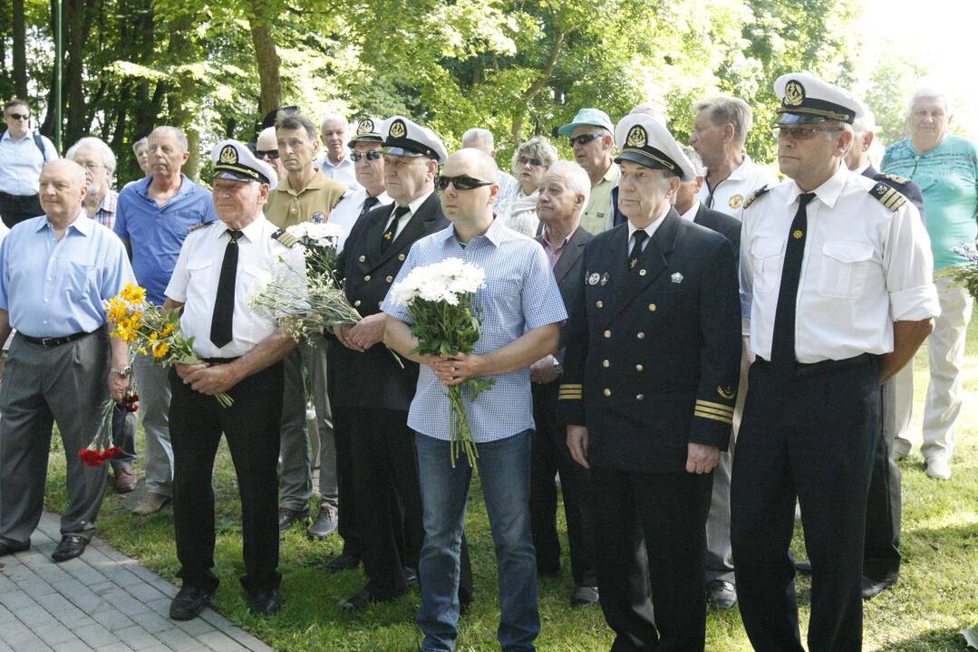 Žuvusios laivo "Linkuva" įgulos pagerbimas