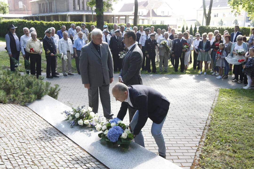 Žuvusios laivo "Linkuva" įgulos pagerbimas