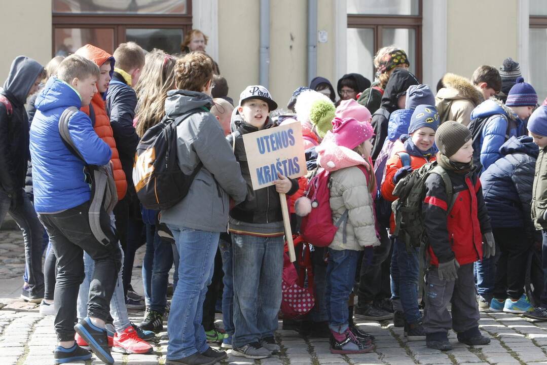 Skautų žygis Klaipėdoje