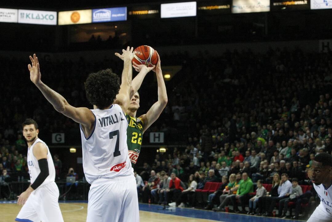 Lietuva – Italija. FIBA Pasaulio taurės atranka