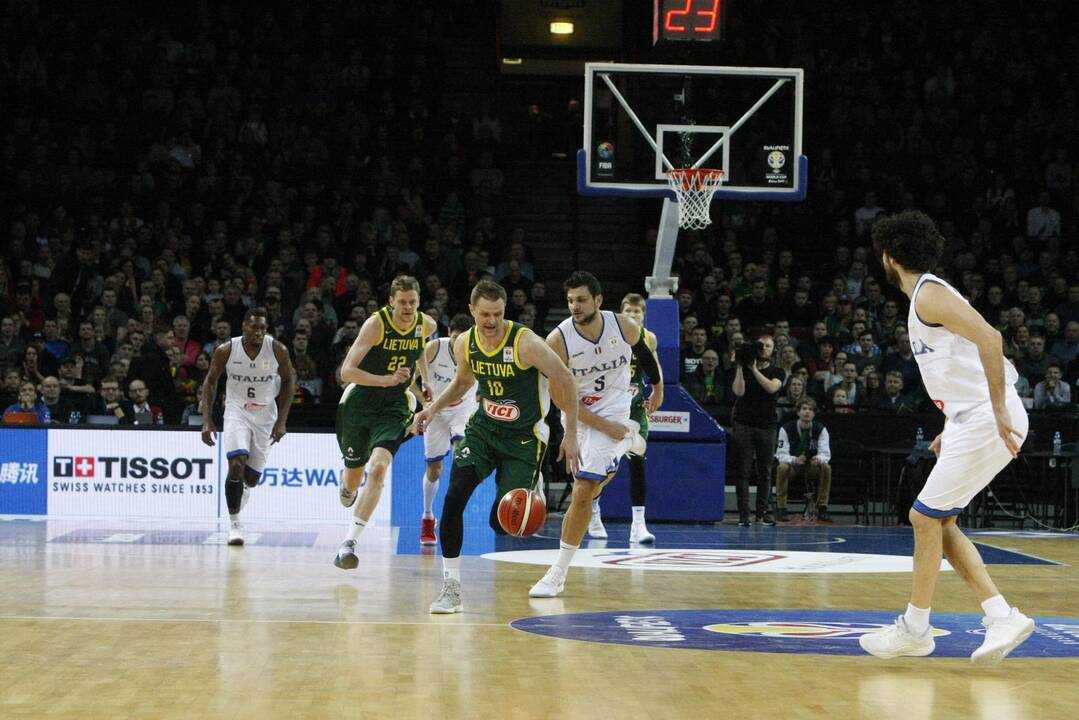 Lietuva – Italija. FIBA Pasaulio taurės atranka