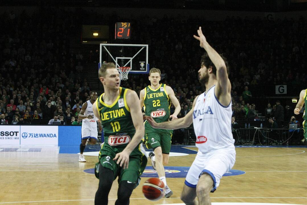 Lietuva – Italija. FIBA Pasaulio taurės atranka