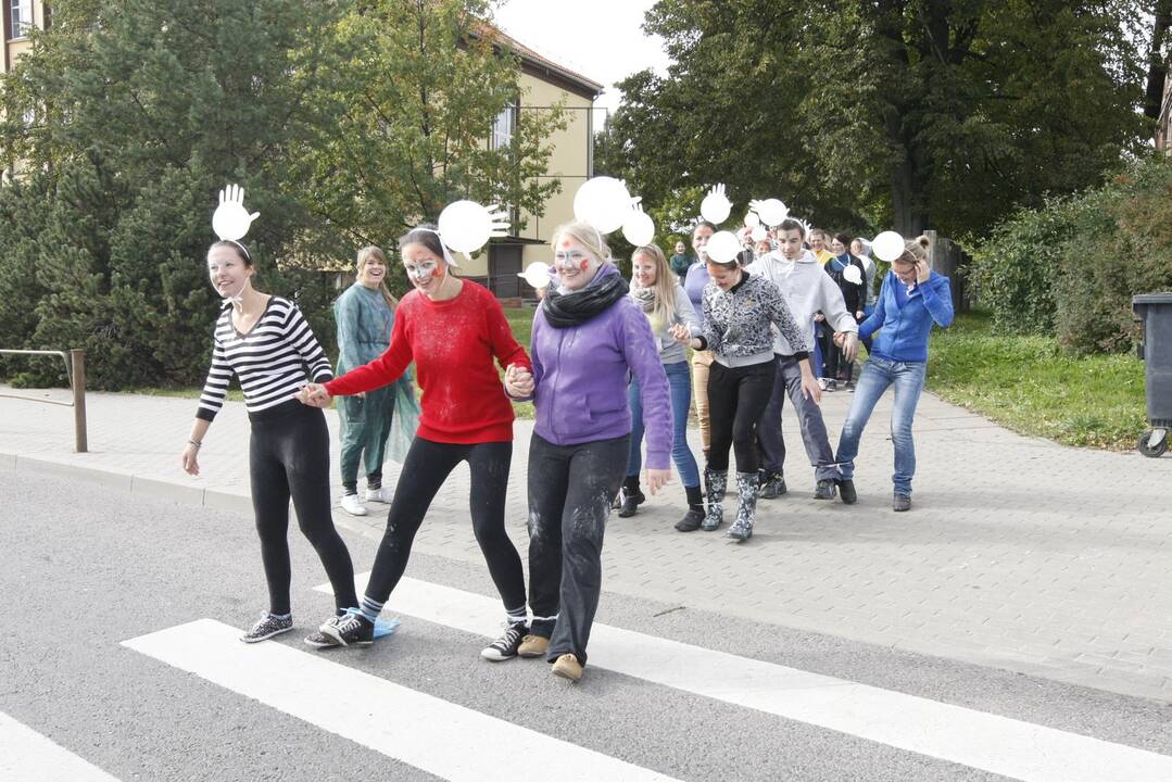 Klaipėdos valstybinėje kolegijoje - pirmakursių krikštynos