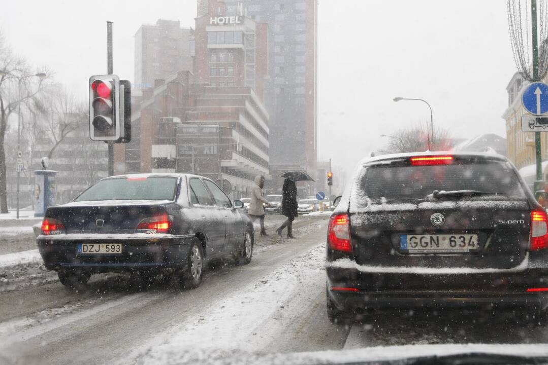 Į uostamiesčio gatves išvažiavo kelininkai