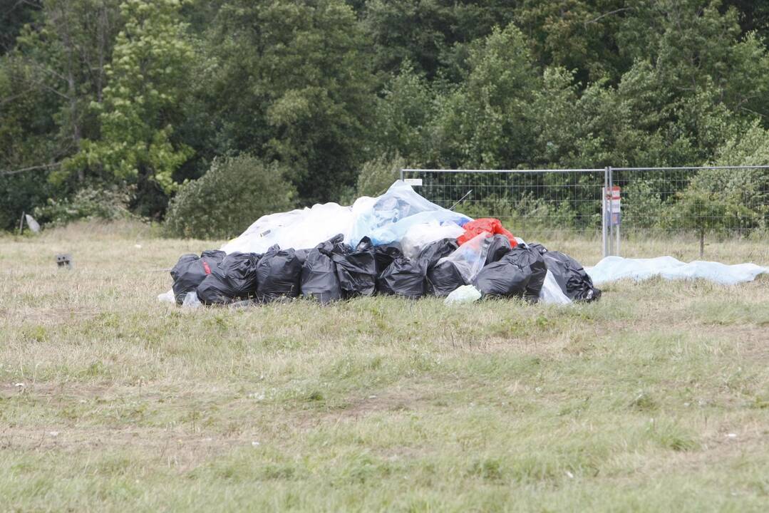 Karklės festivalio teritorijoje triūsia tvarkdariai